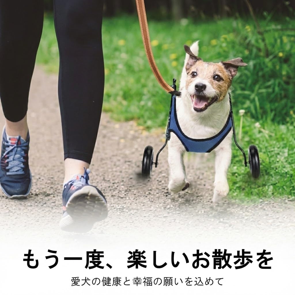 Amazon.co.jp: MIKEART 犬用車椅子 歩行器 車いす 4輪 歩行補助 ペット